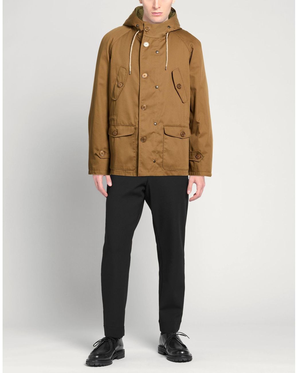 Equipe 70 Brown Coat Polyester, Acrylic for men