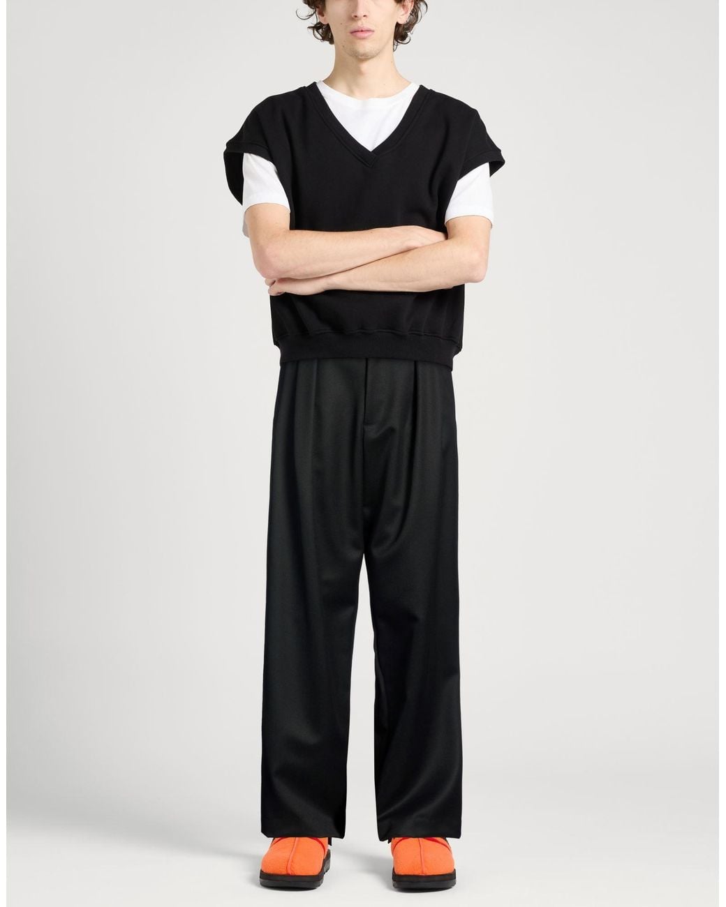 Ih Nom Uh Nit Black Pants Virgin Wool for men