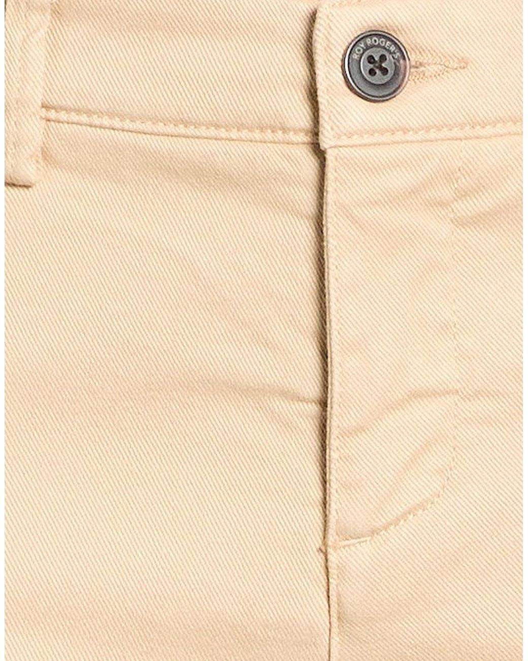 Roy Rogers Natural Sand Pants Cotton, Lyocell, Elastane