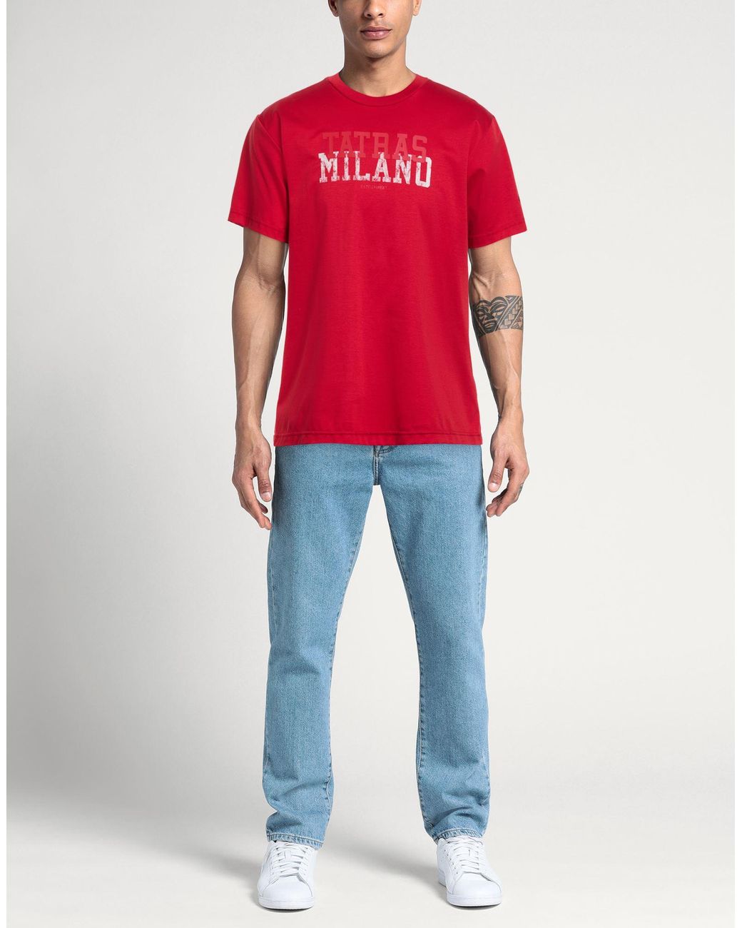 Tatras Red T-Shirt Cotton for men