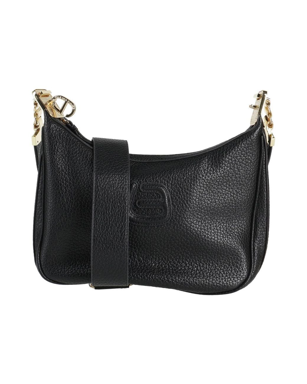 La Fille Des Fleurs Black Cross-Body Bag
