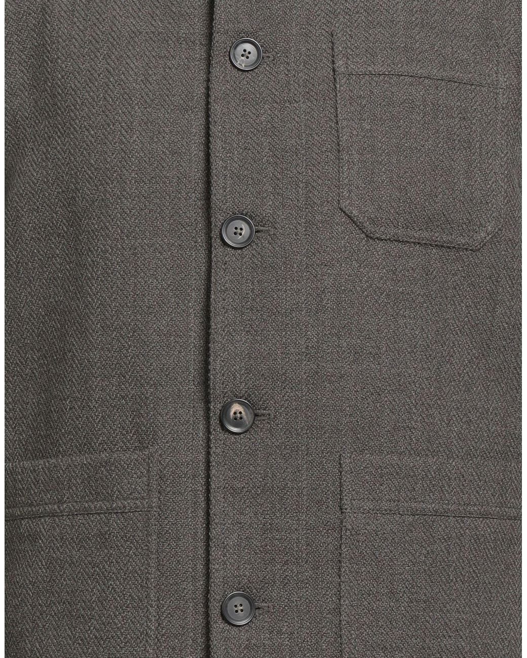 Circolo 1901 Gray Jacket Virgin Wool, Cotton for men
