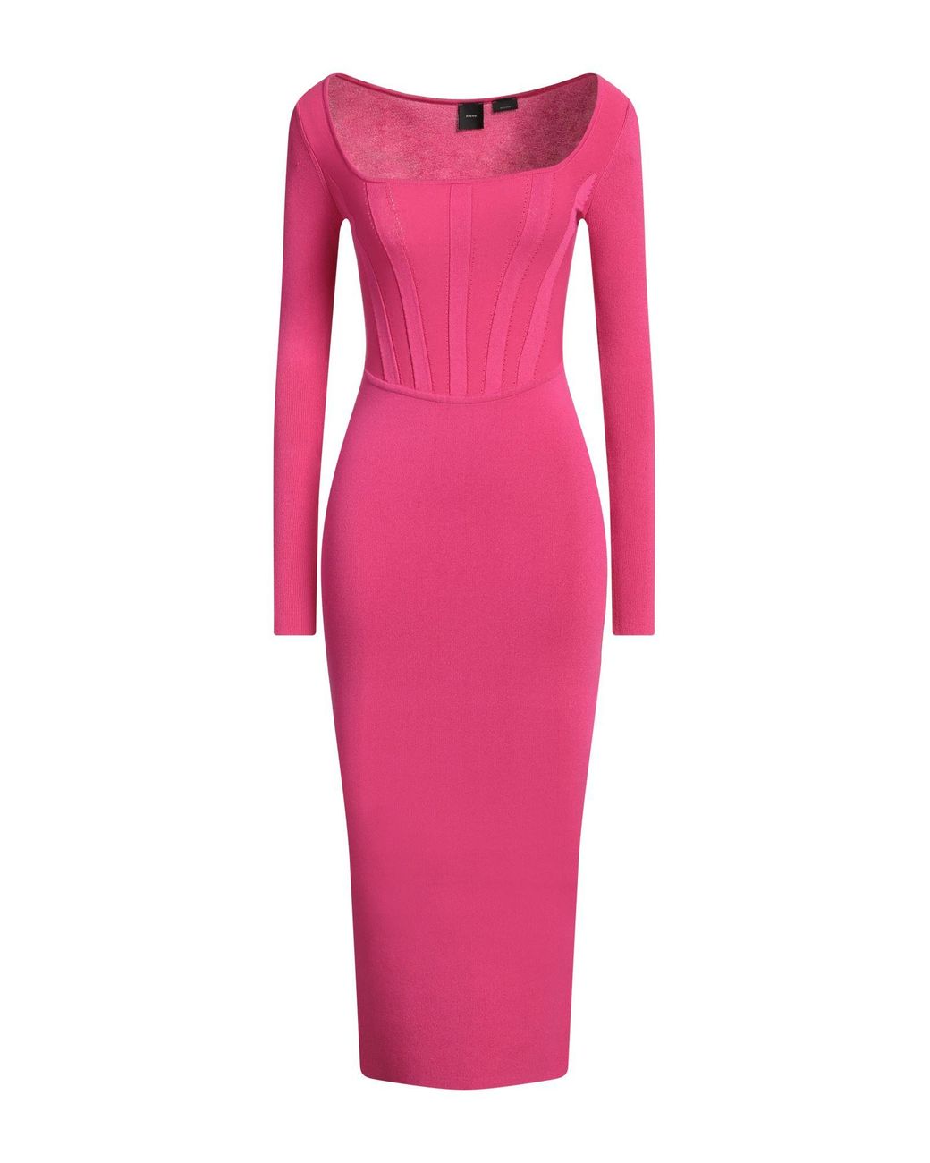 Pinko Pink Midi Dress