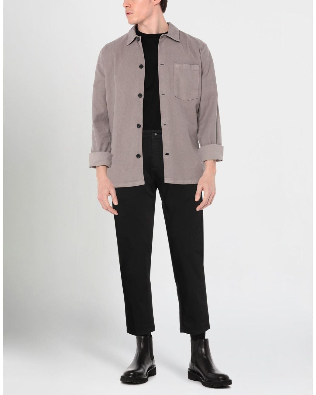 Department 5 Black Trouser for men