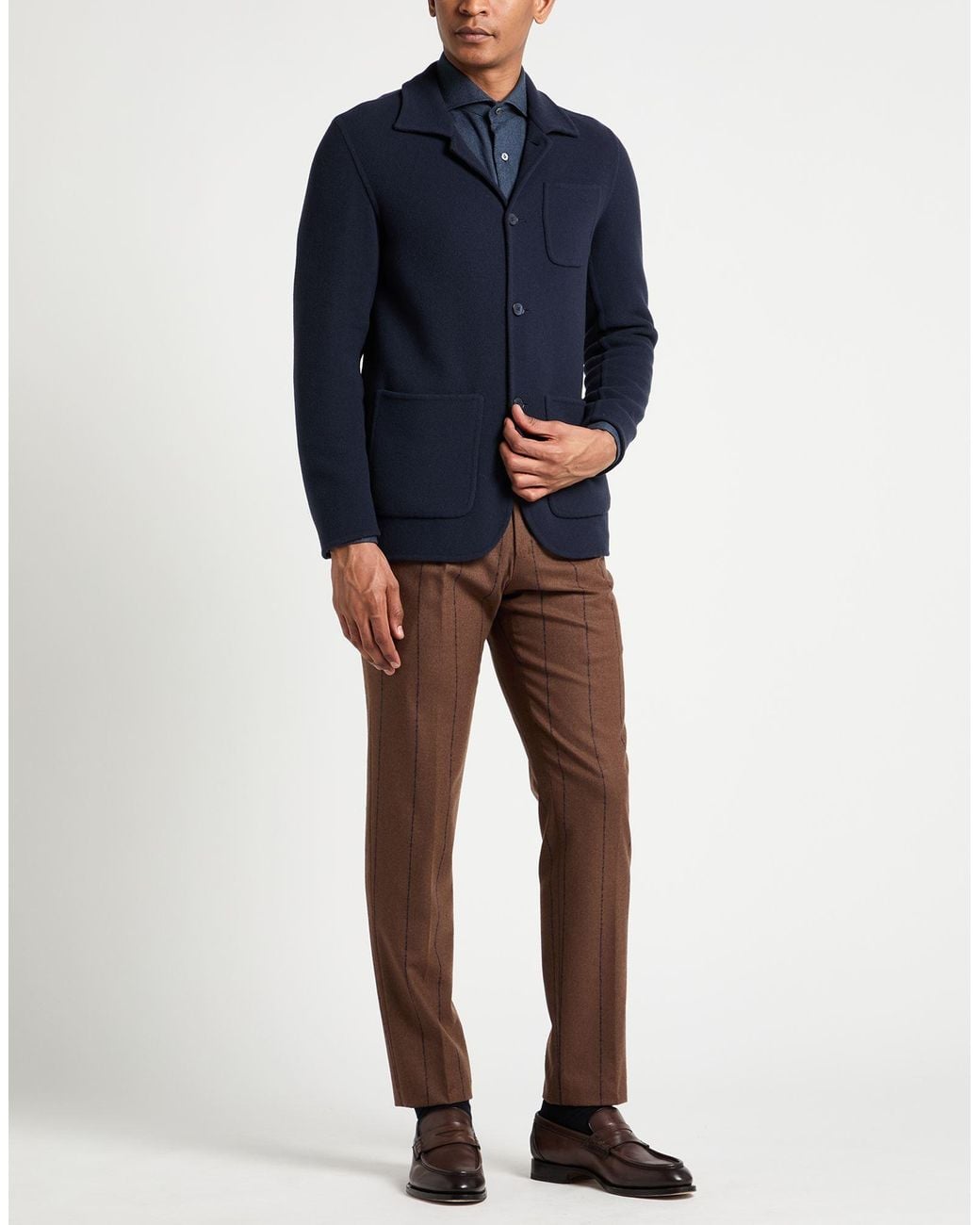 Herno Blue Jackets for men