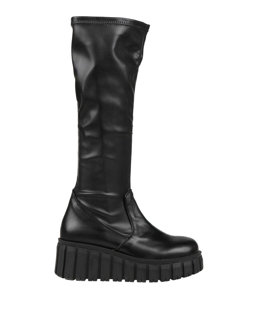 Nila & Nila Black Boot Synthetic Material