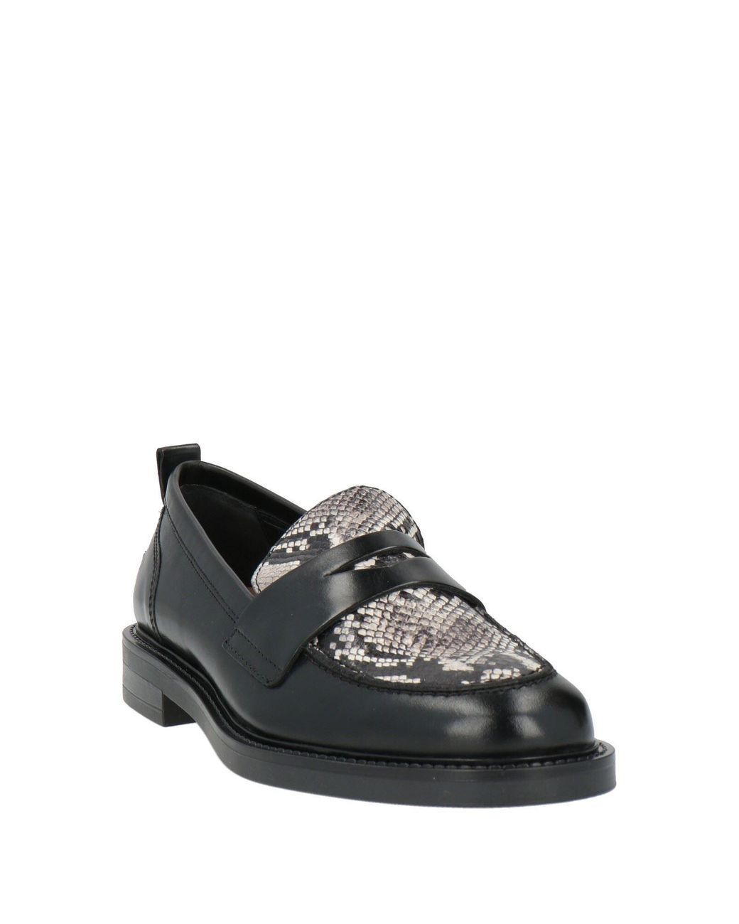 Carmens Black Mokassin