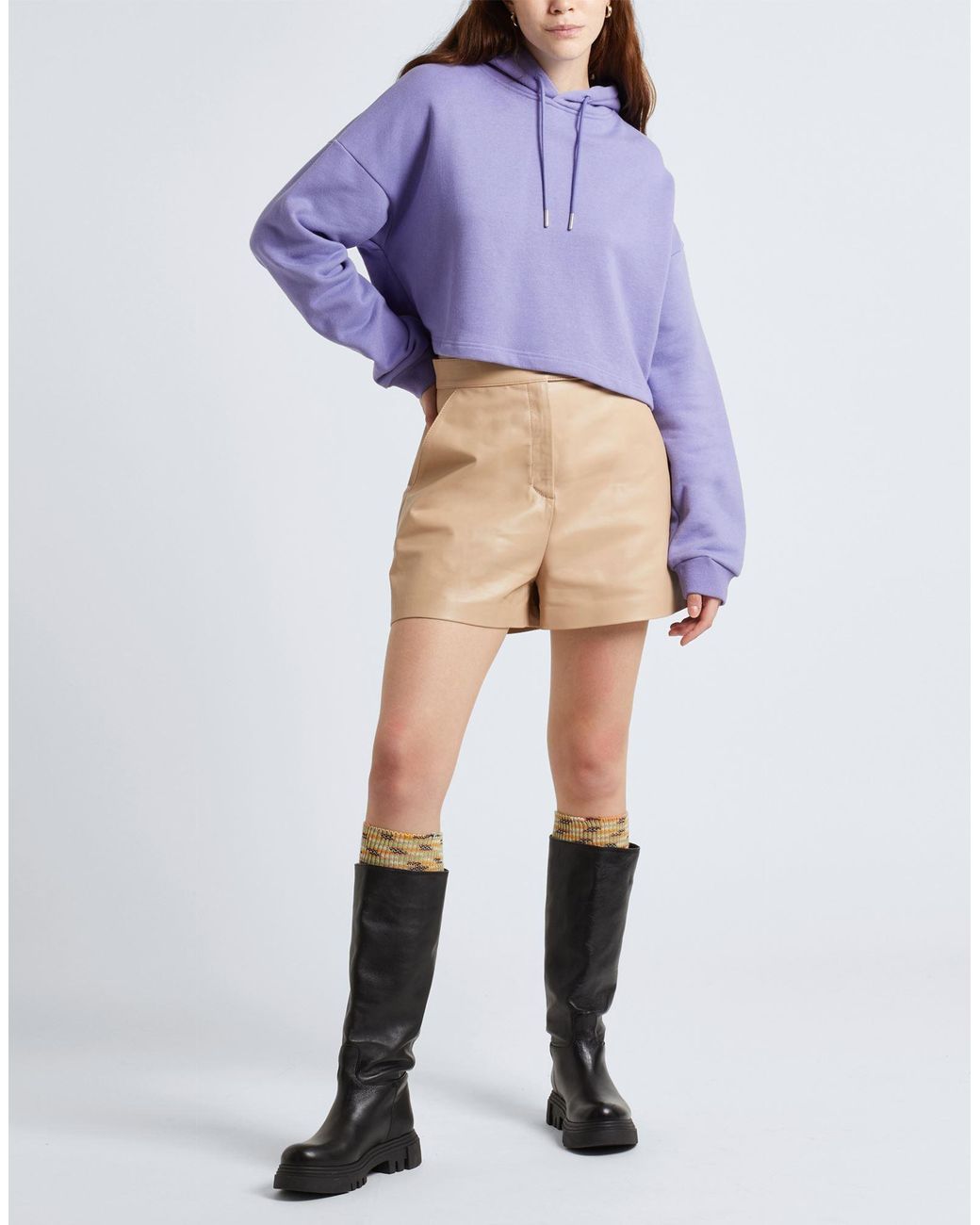 8 by YOOX Purple Sweatshirt