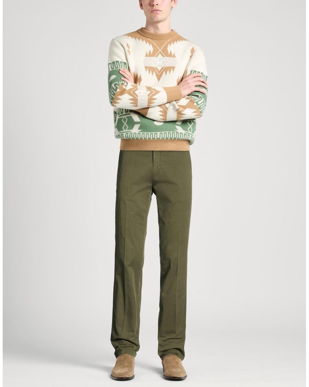Boglioli Green Pants for men