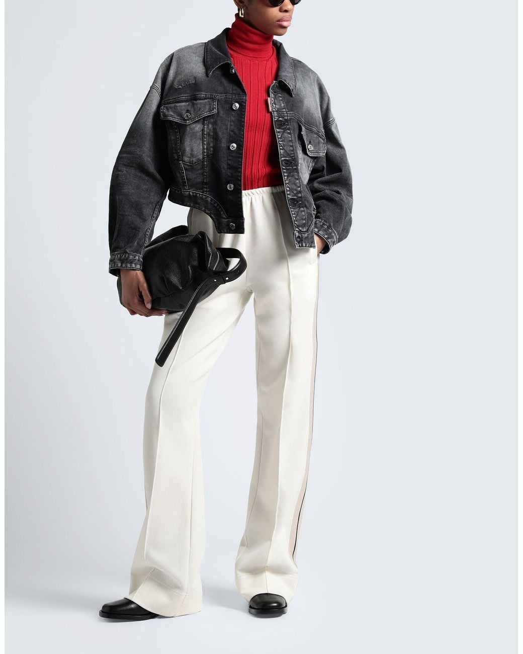DSquared² Gray Denim Outerwear