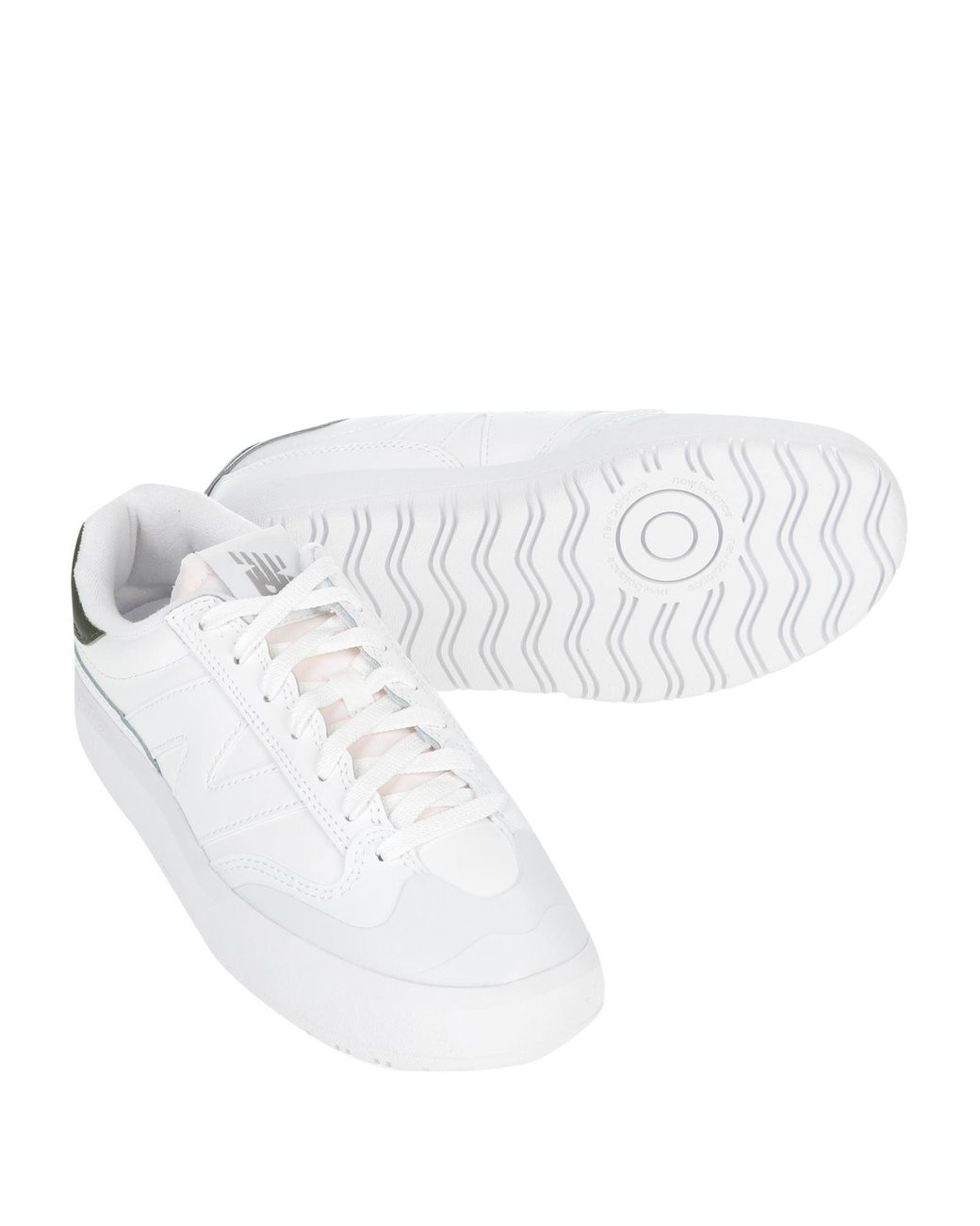 New Balance White Trainers
