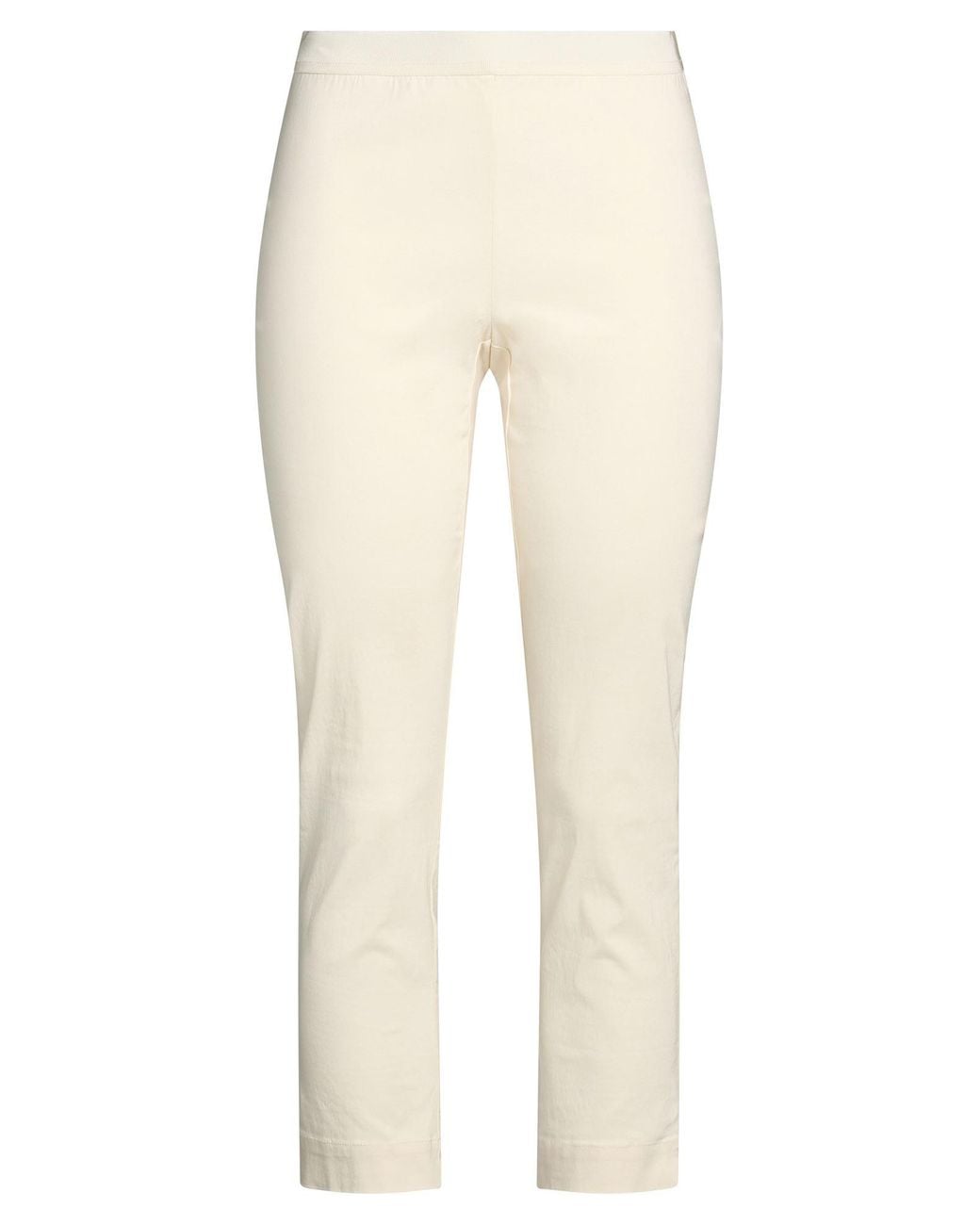 Liviana Conti Natural Pants Viscose, Polyamide, Elastane
