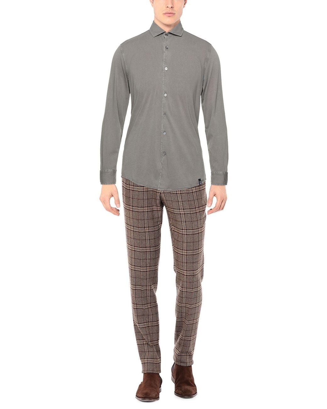 Drumohr Gray Shirt for men