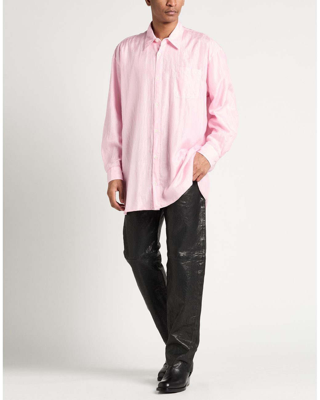 Our Legacy Pink Shirt Cotton, Silk for men