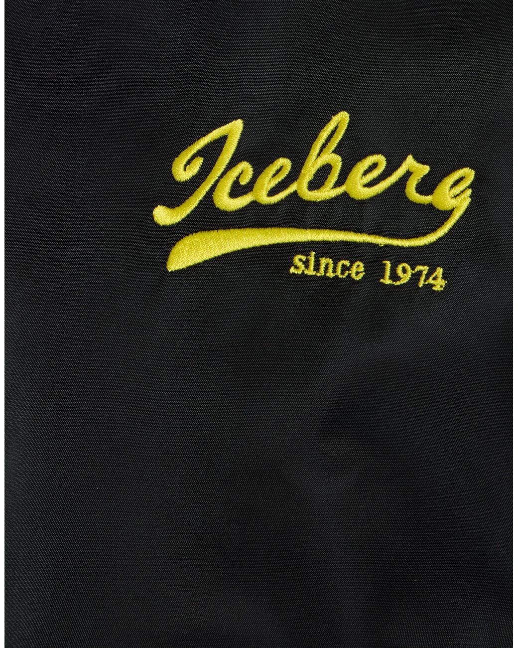Iceberg Black Jacket Polyamide for men