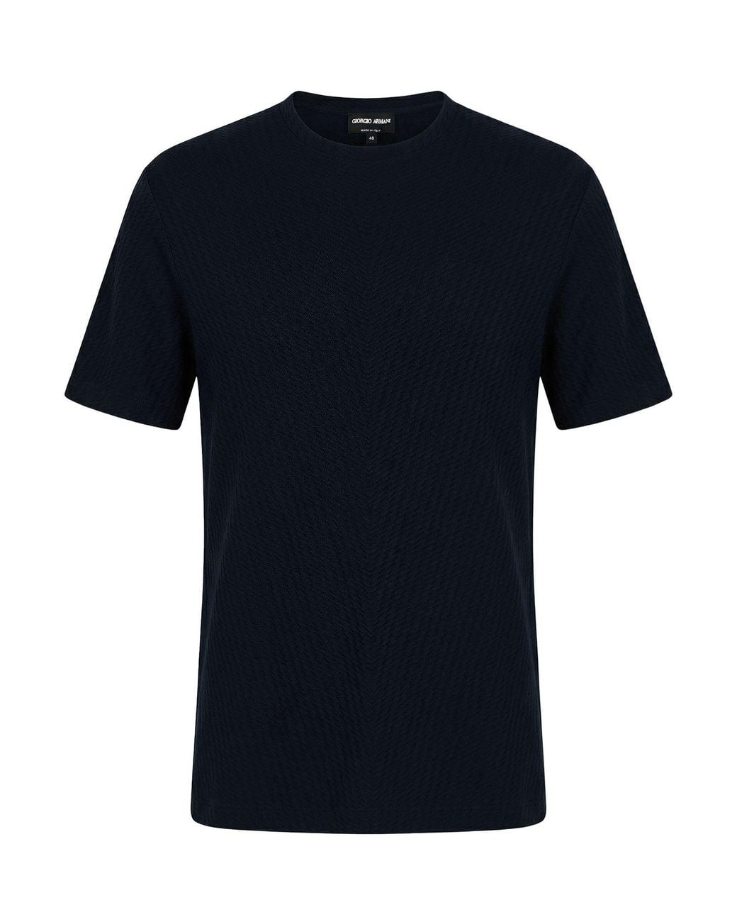 Giorgio Armani Blue T-Shirt Viscose, Cashmere, Elastane for men