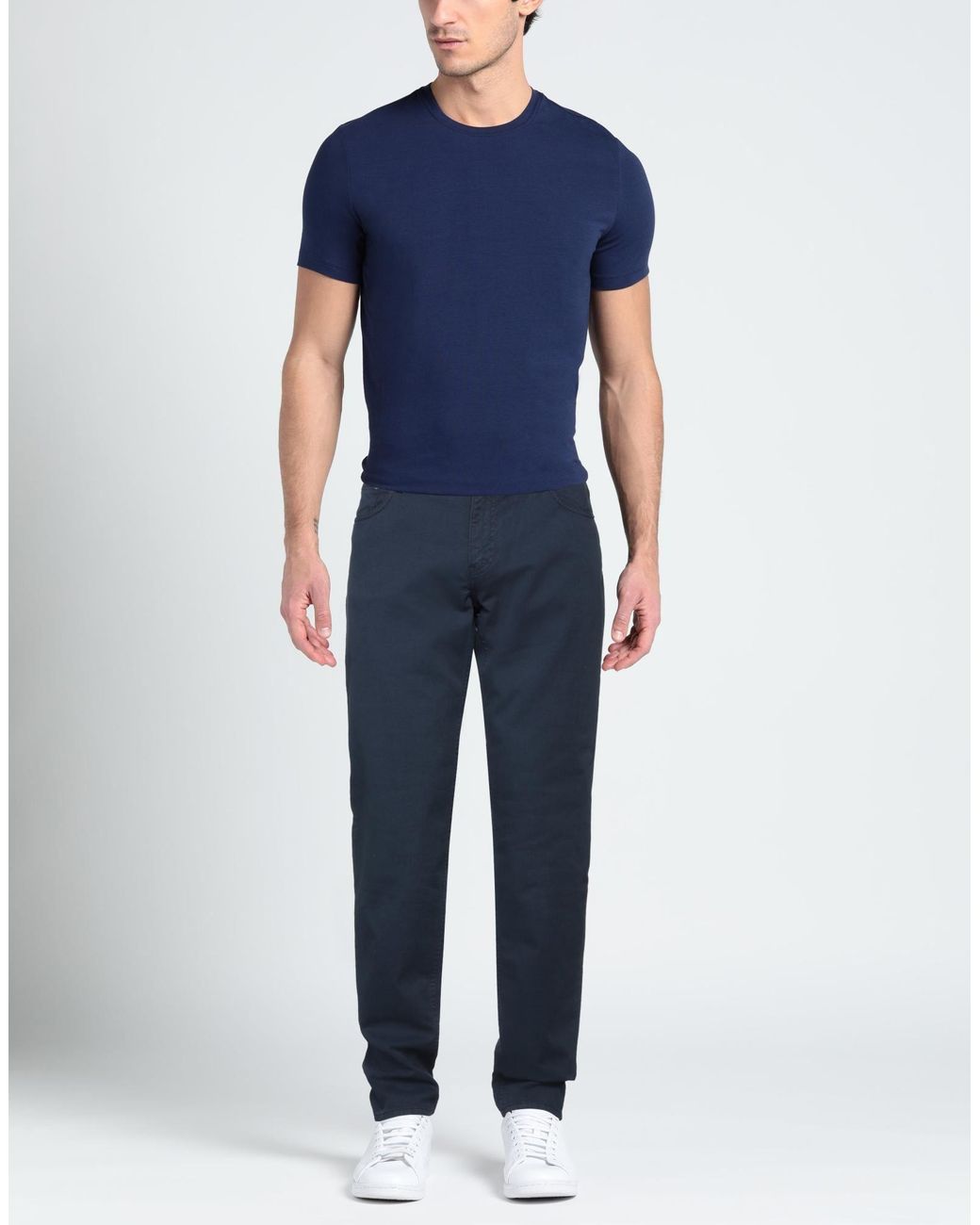 Trussardi Blue Pants for men