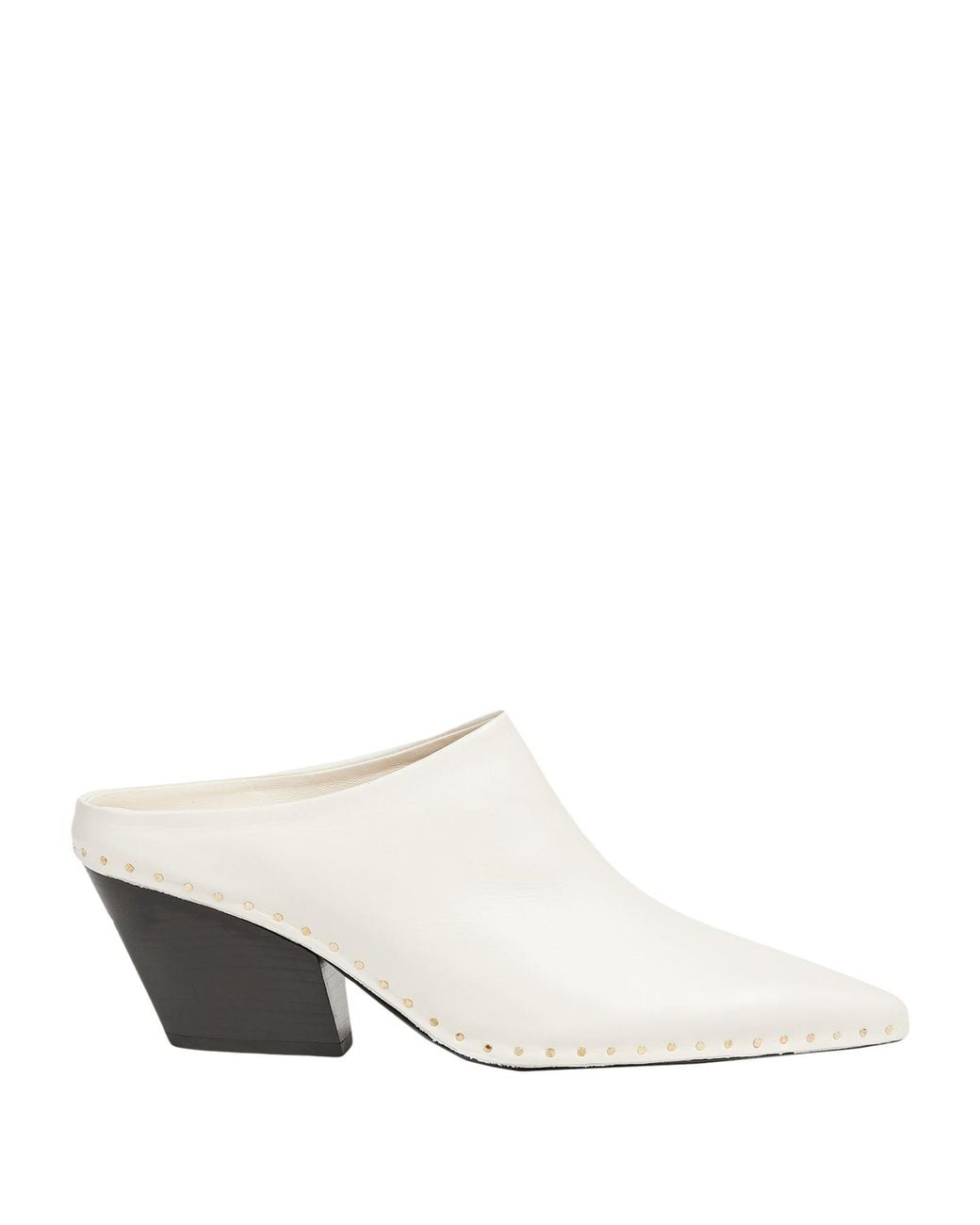 Jil Sander White Mules & Clogs