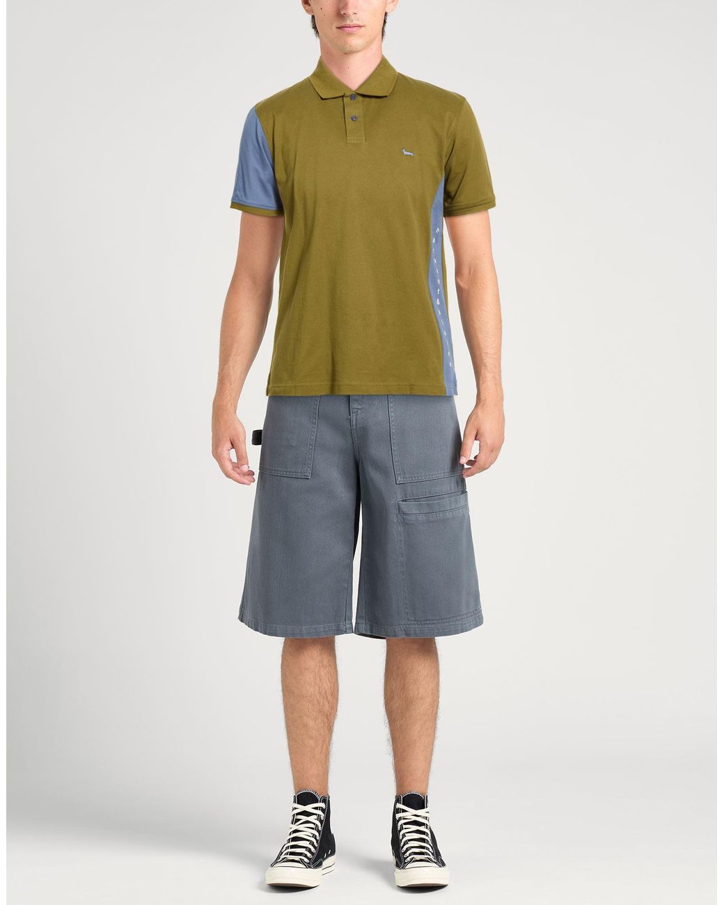 Harmont & Blaine Green Polo Shirts for men