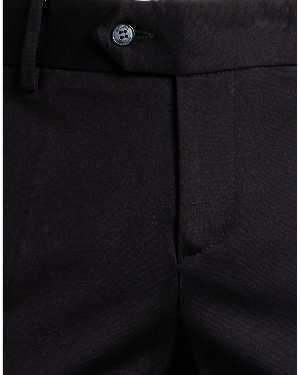 MULISH Black Pants Viscose, Polyamide, Elastane for men