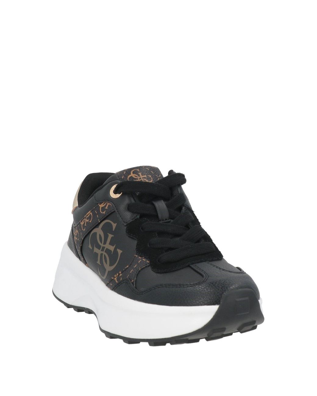Guess Black Sneakers Textile Fibers