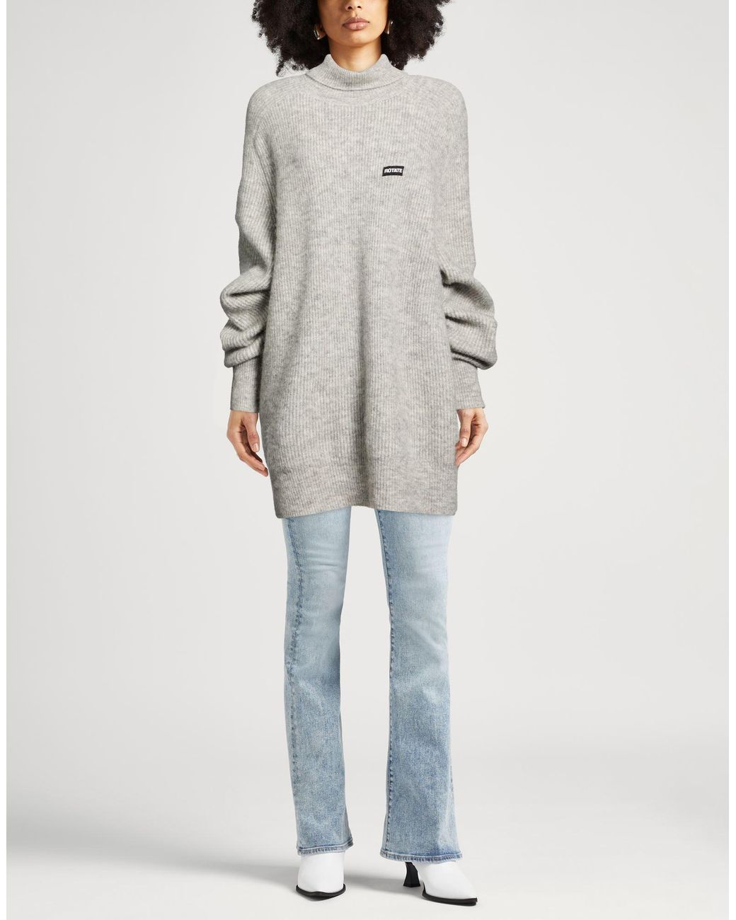 ROTATE BIRGER CHRISTENSEN Gray Turtleneck