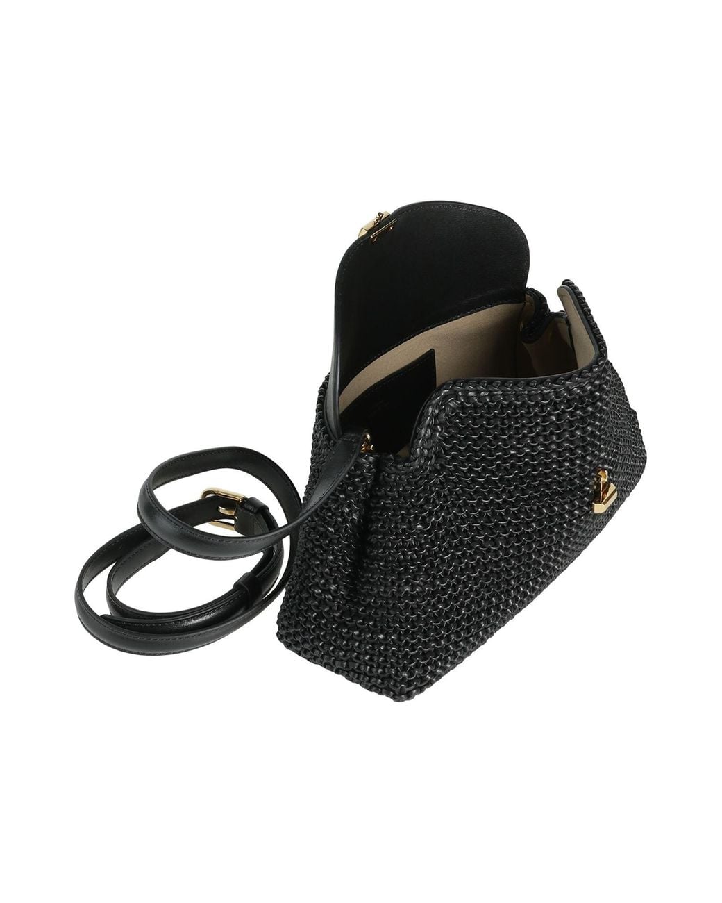 Totême  Black Clutch Leather