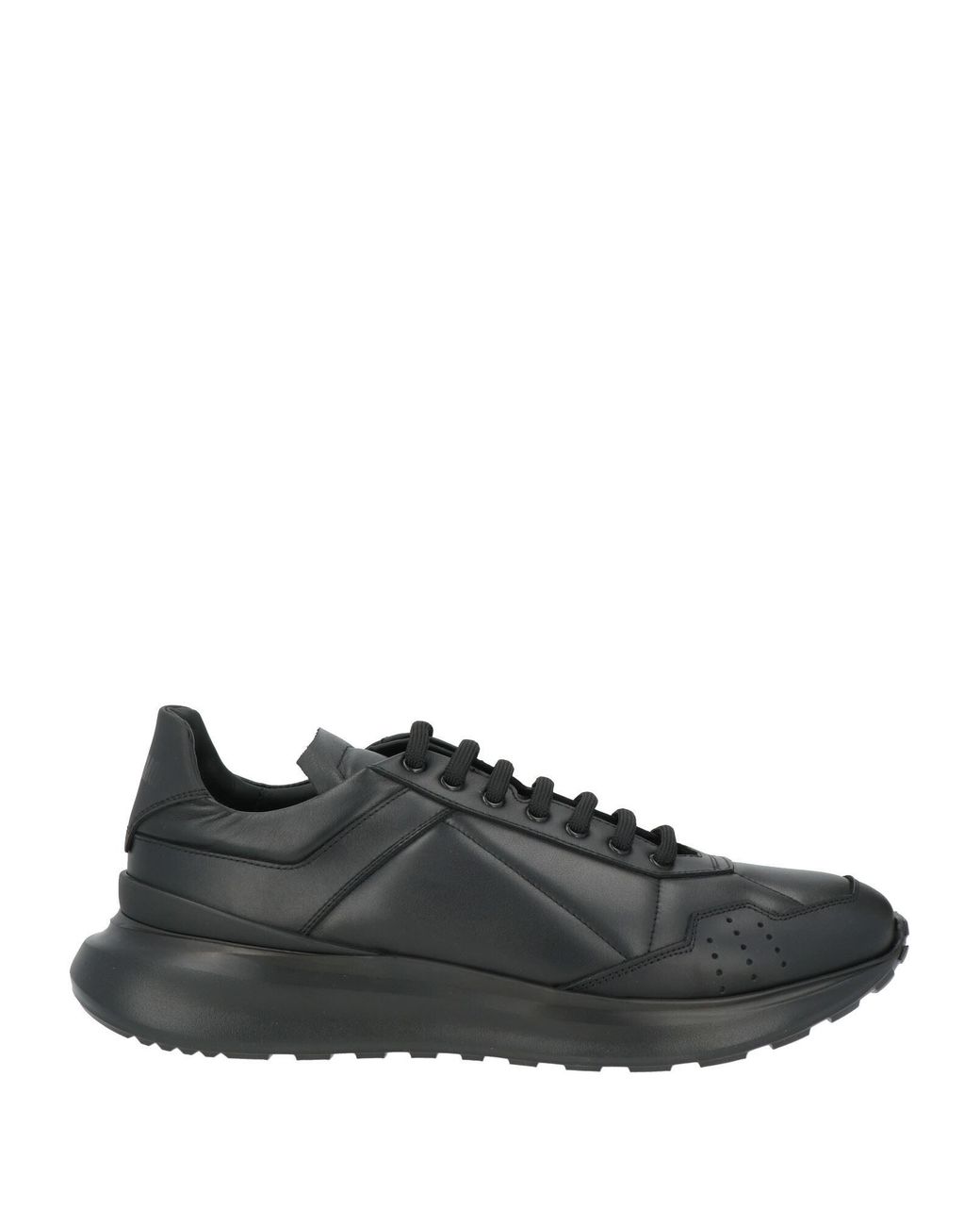 MICH SIMON Black Sneakers Calfskin for men