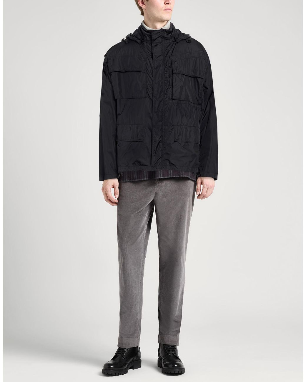 Aspesi Black Jacket for men
