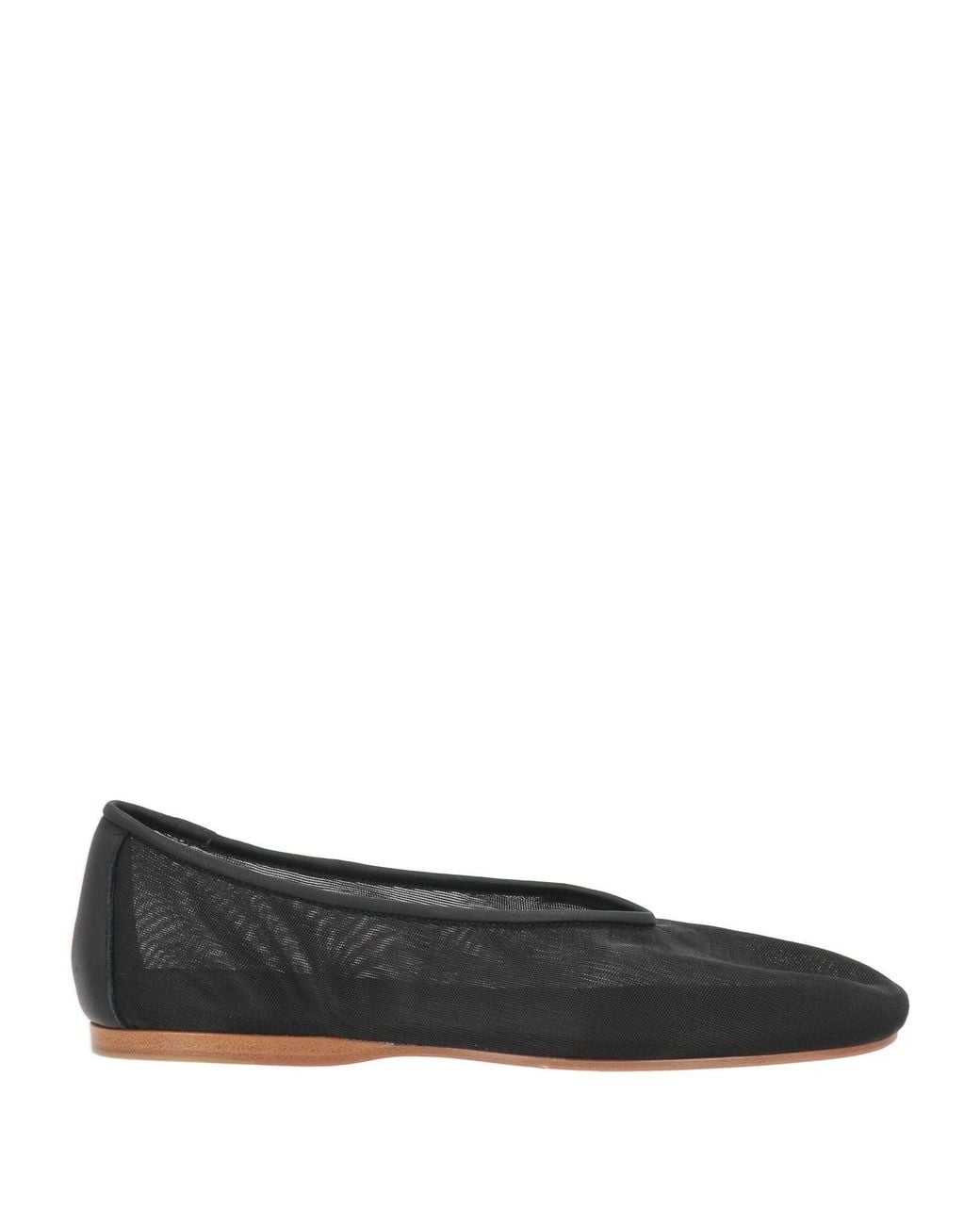 Forte_forte Black Ballet Flats Textile Fibers