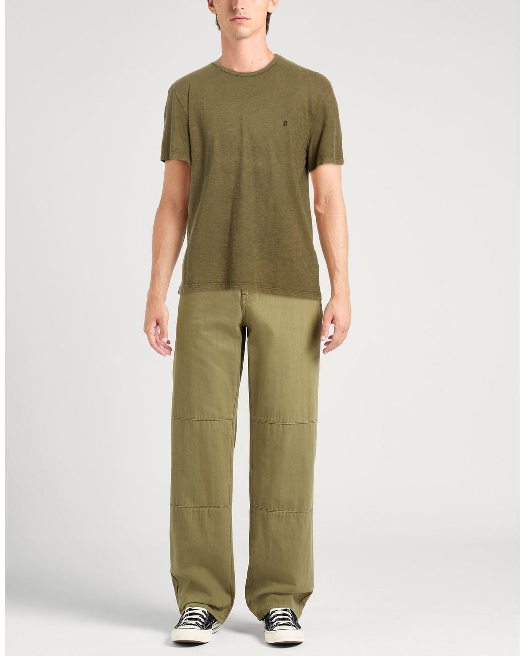 Dondup Green T-Shirt Cotton for men
