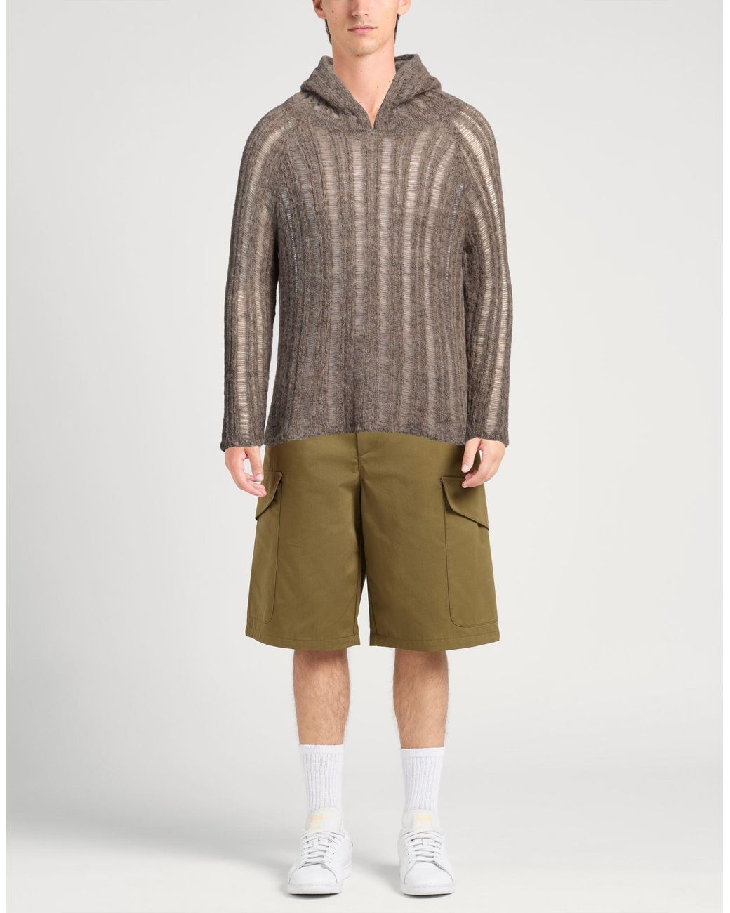 424 Brown Sweater Alpaca Wool, Recycled Polyester for men