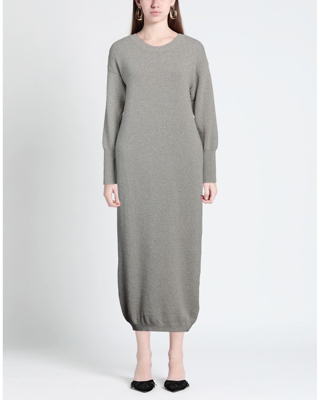 Alpha Studio Gray Maxi Dress