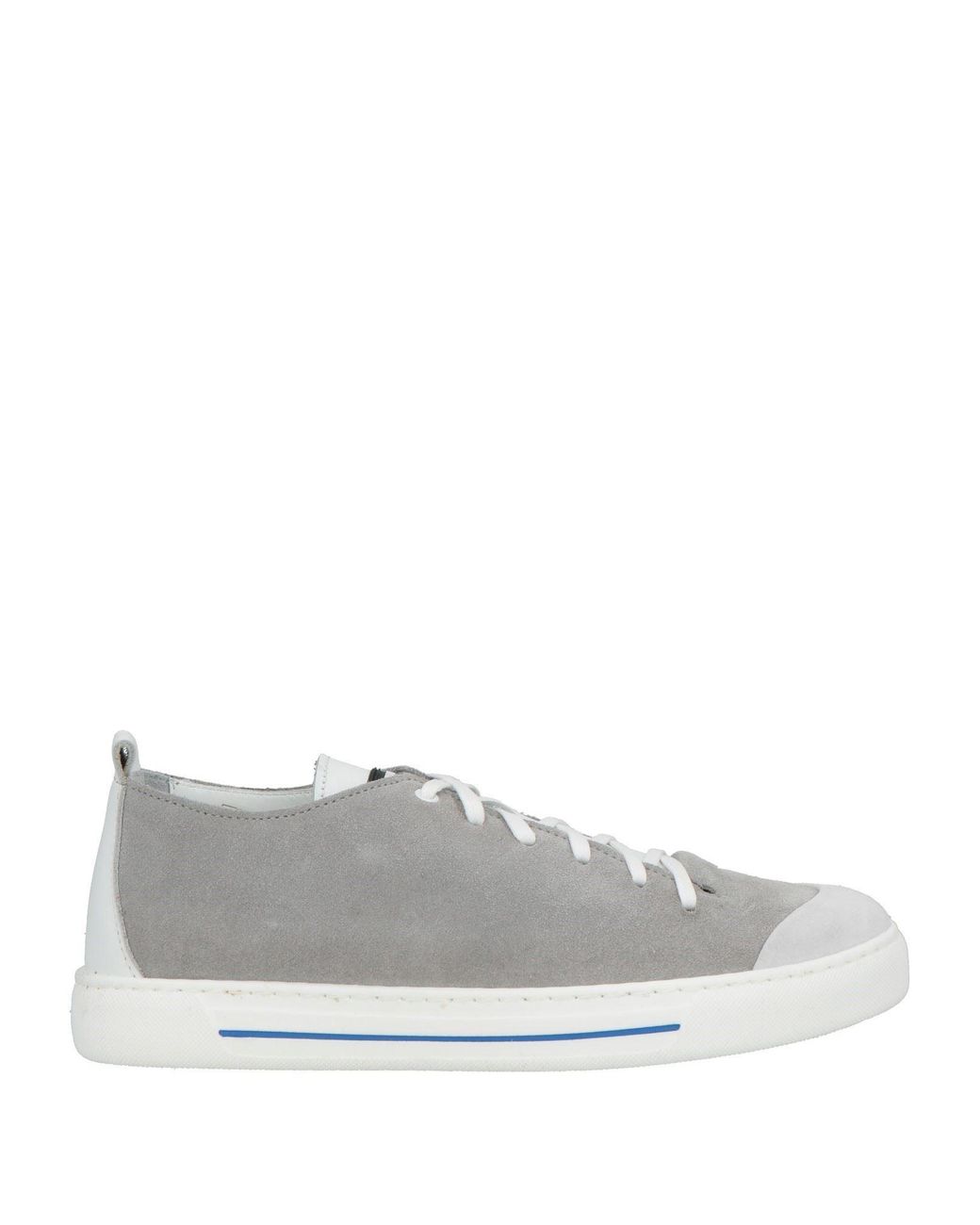 Cerruti 1881 Gray Sneakers Calfskin for men