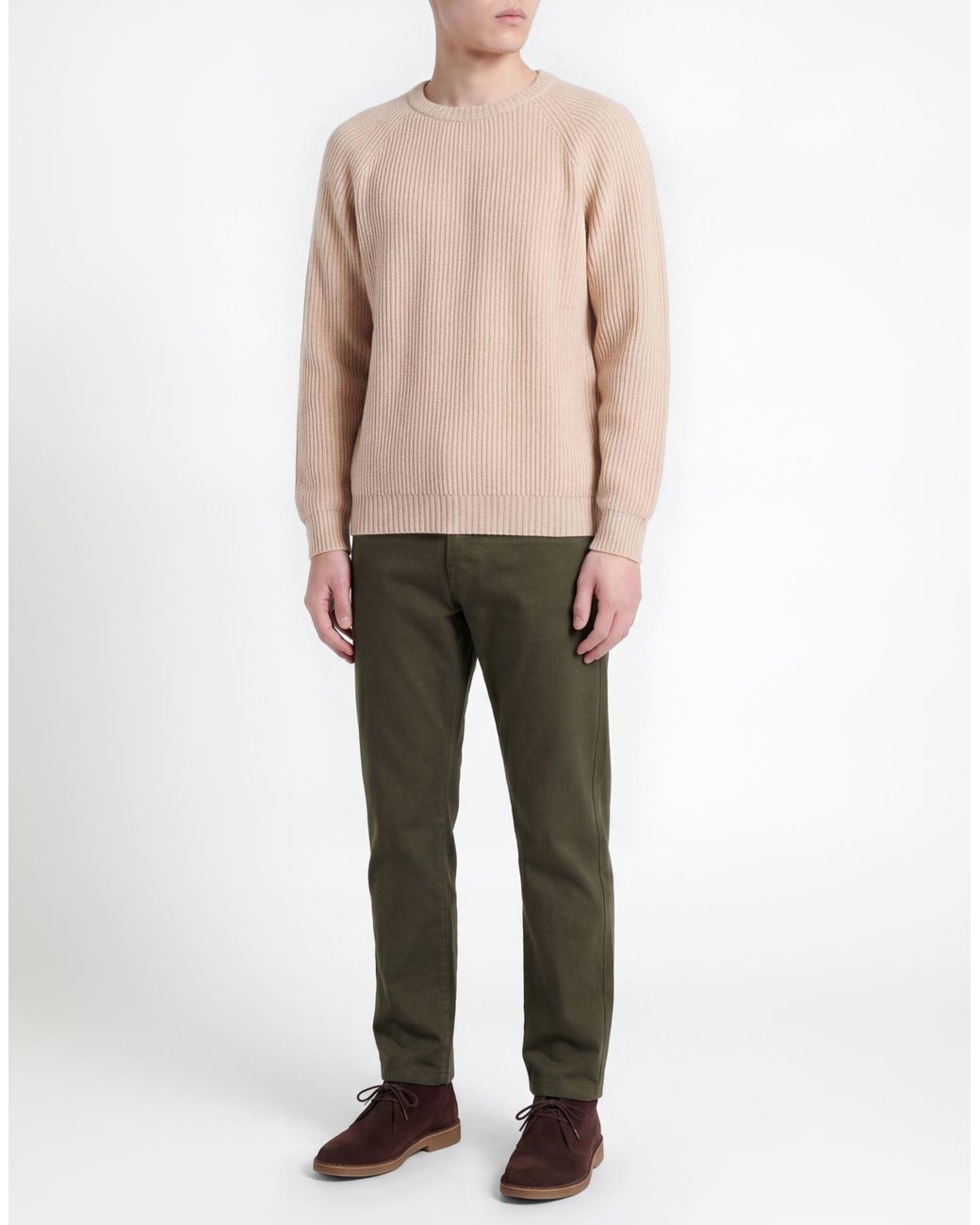Irish Crone Natural Jumper for men