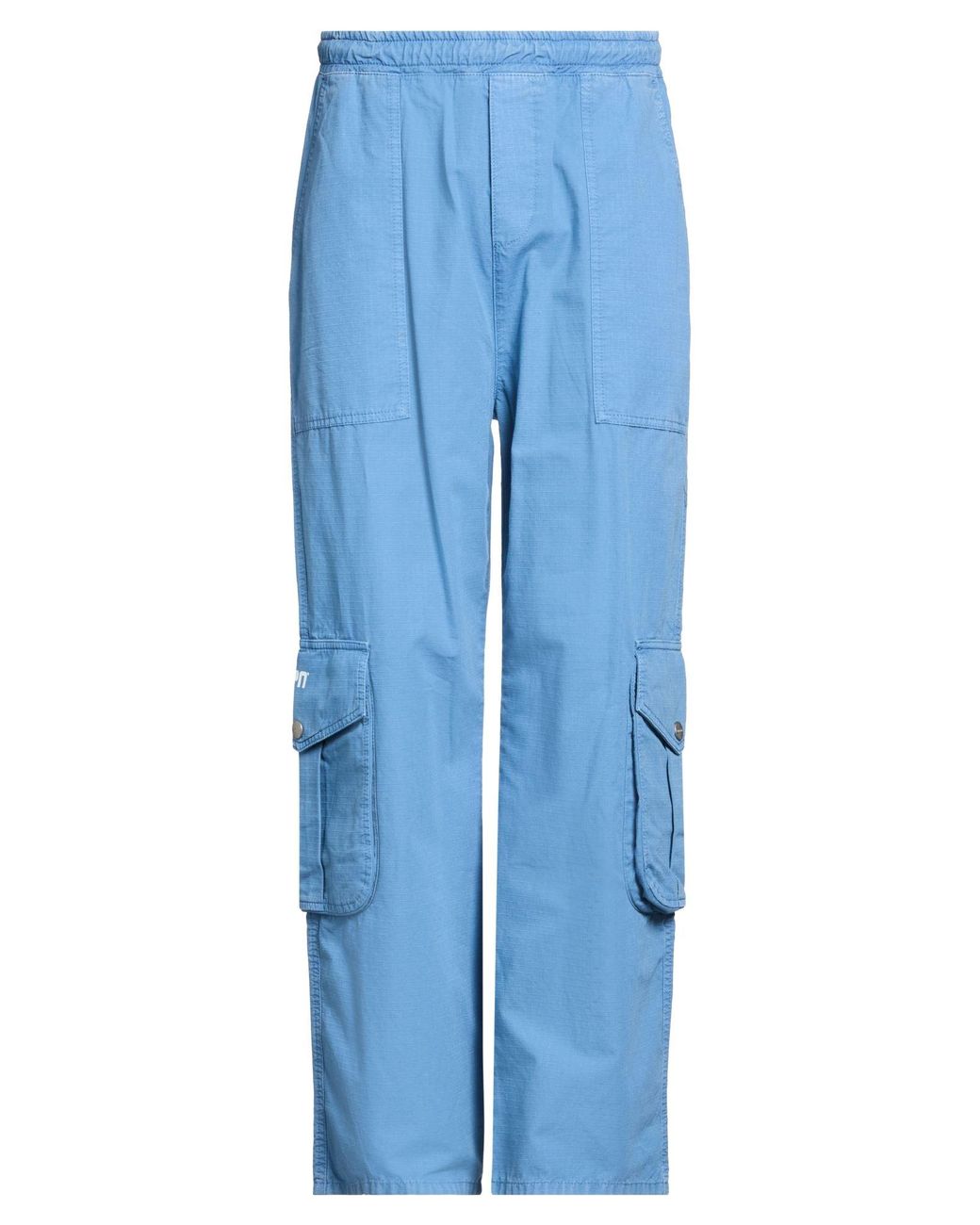 ENTERPRISE JAPAN Blue Pants Cotton for men