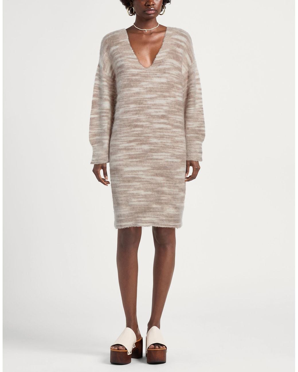 Nude Natural Mini Dress