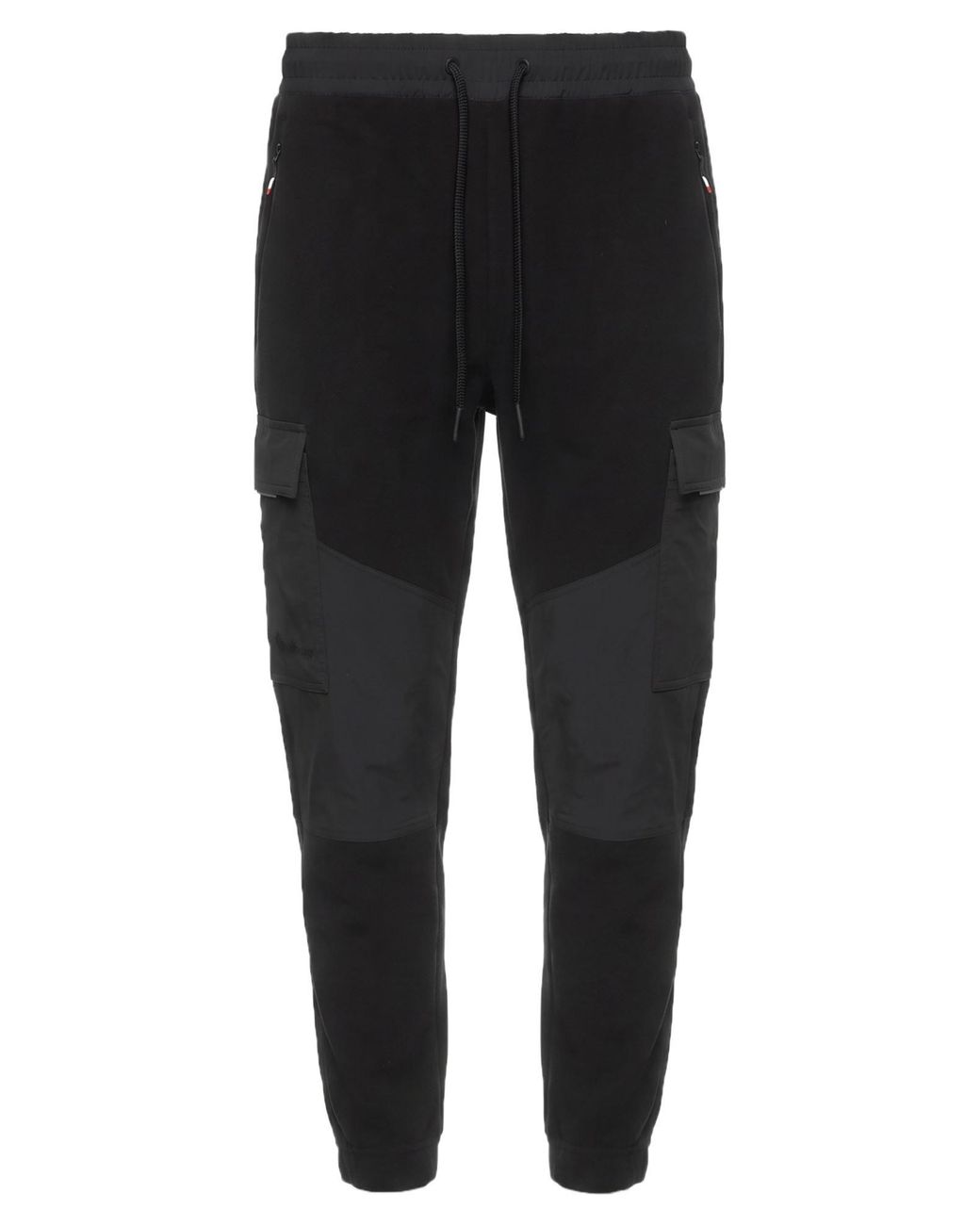 Moncler Black Pants Polyester for men