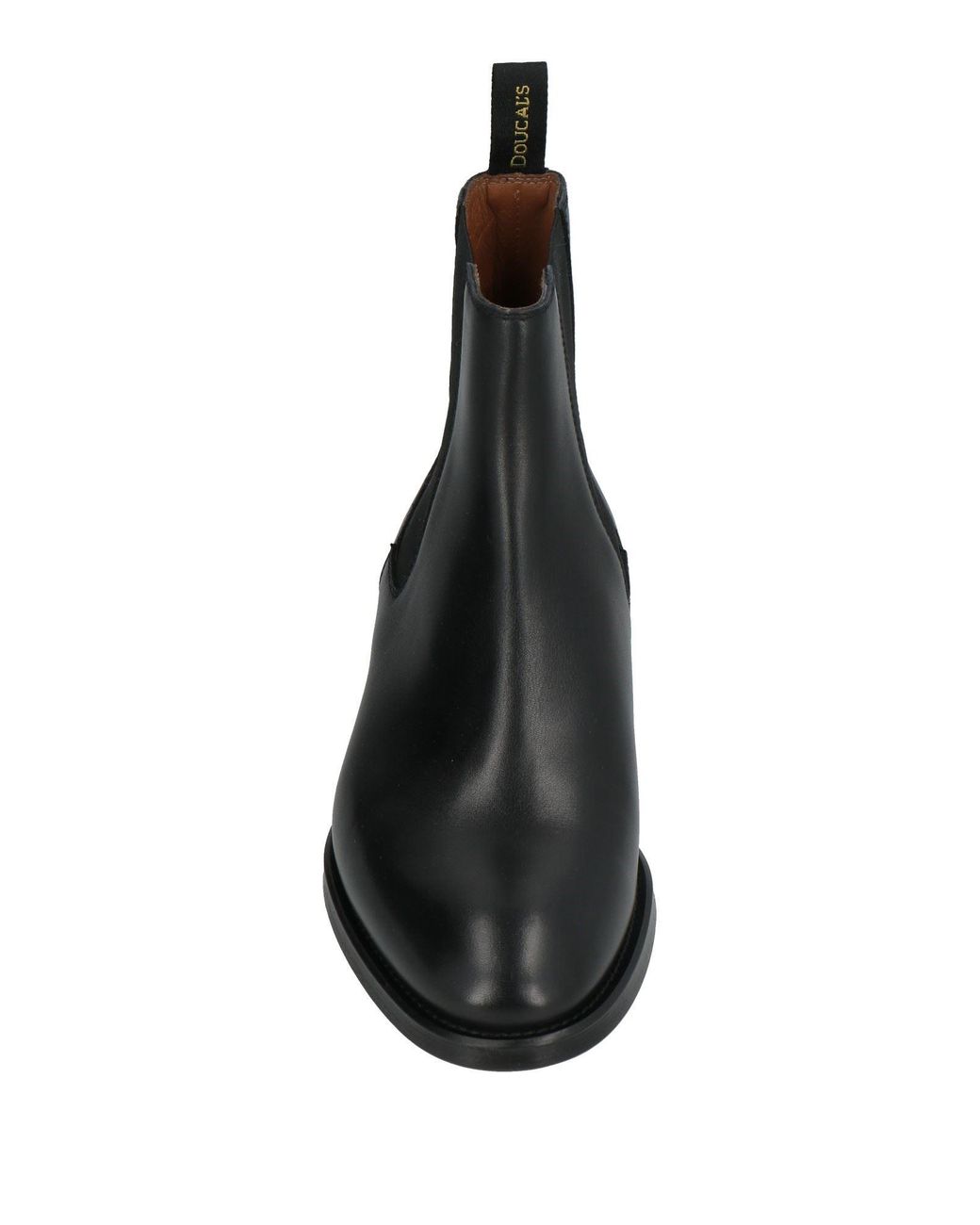 Doucal's Black Orvieto Ankle Boots Leather for men