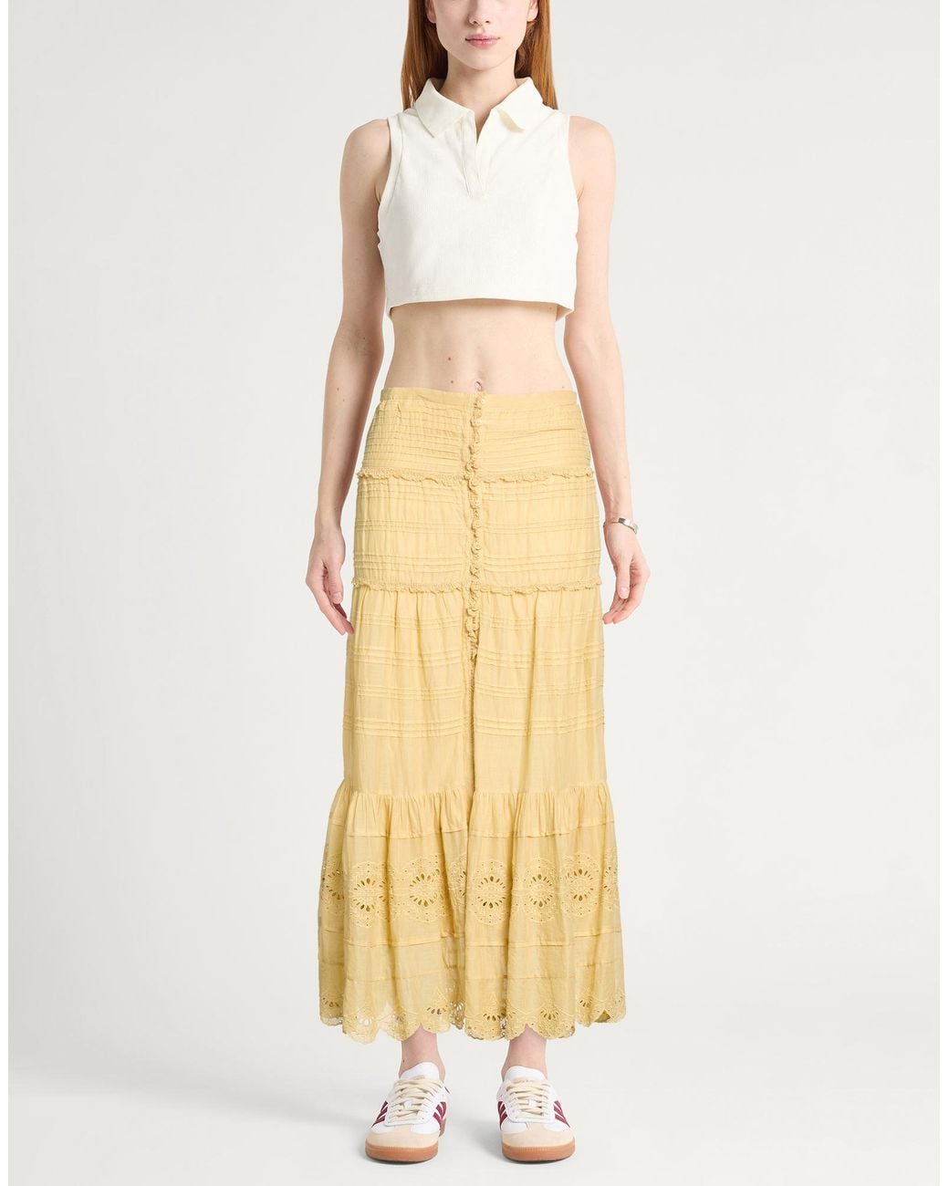 Gonna Lunga di Isabel Marant in Yellow