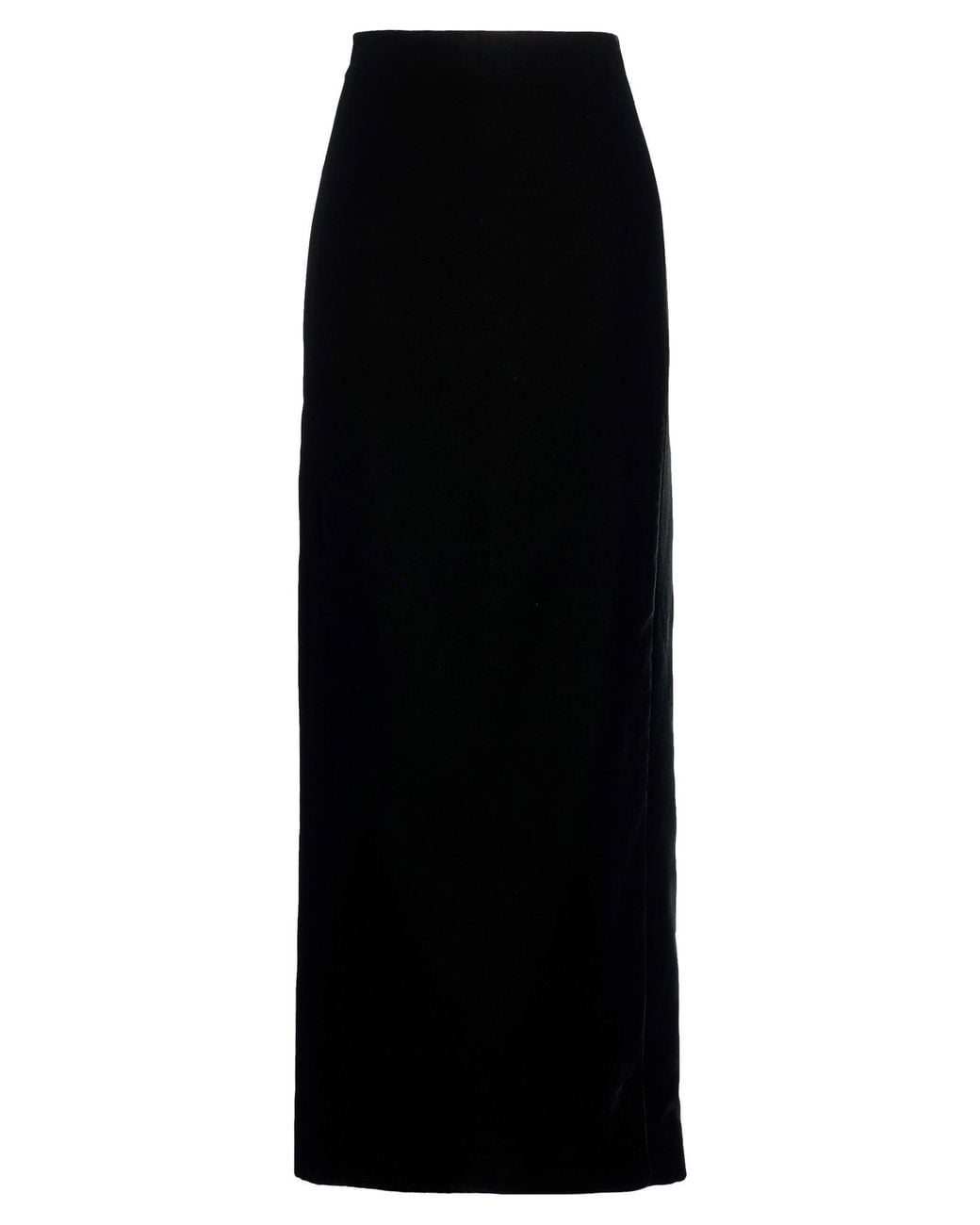 Wardrobe NYC Black Maxi Skirt Viscose, Cupro