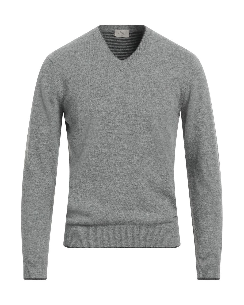 Altea Gray Sweater Virgin Wool for men