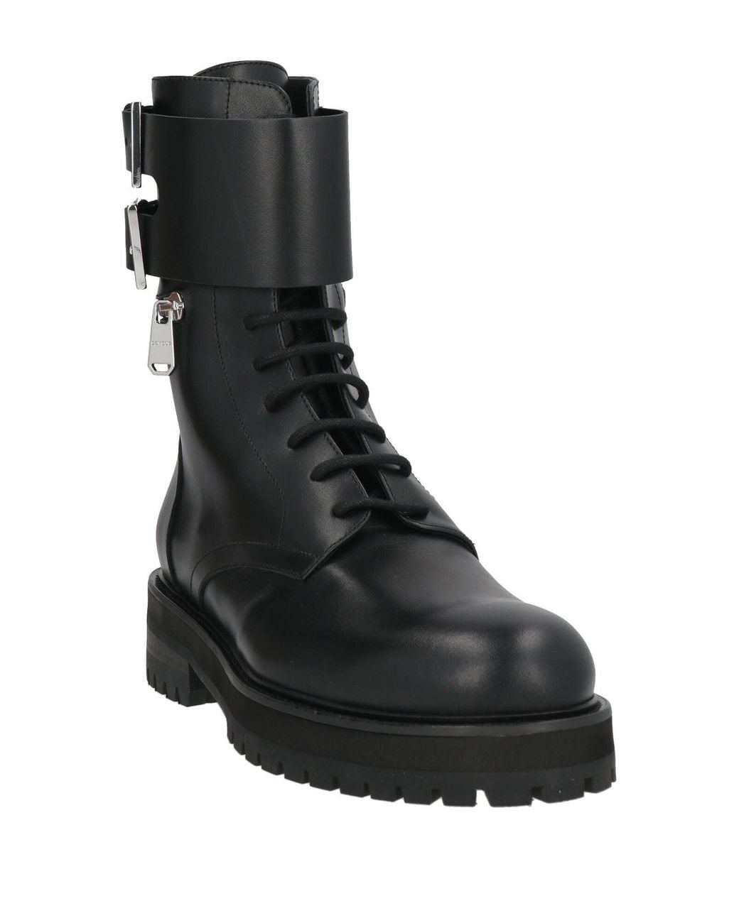 Dondup Black Ankle Boots Leather