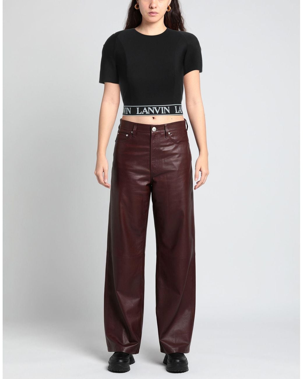 Top Lanvin de color Black