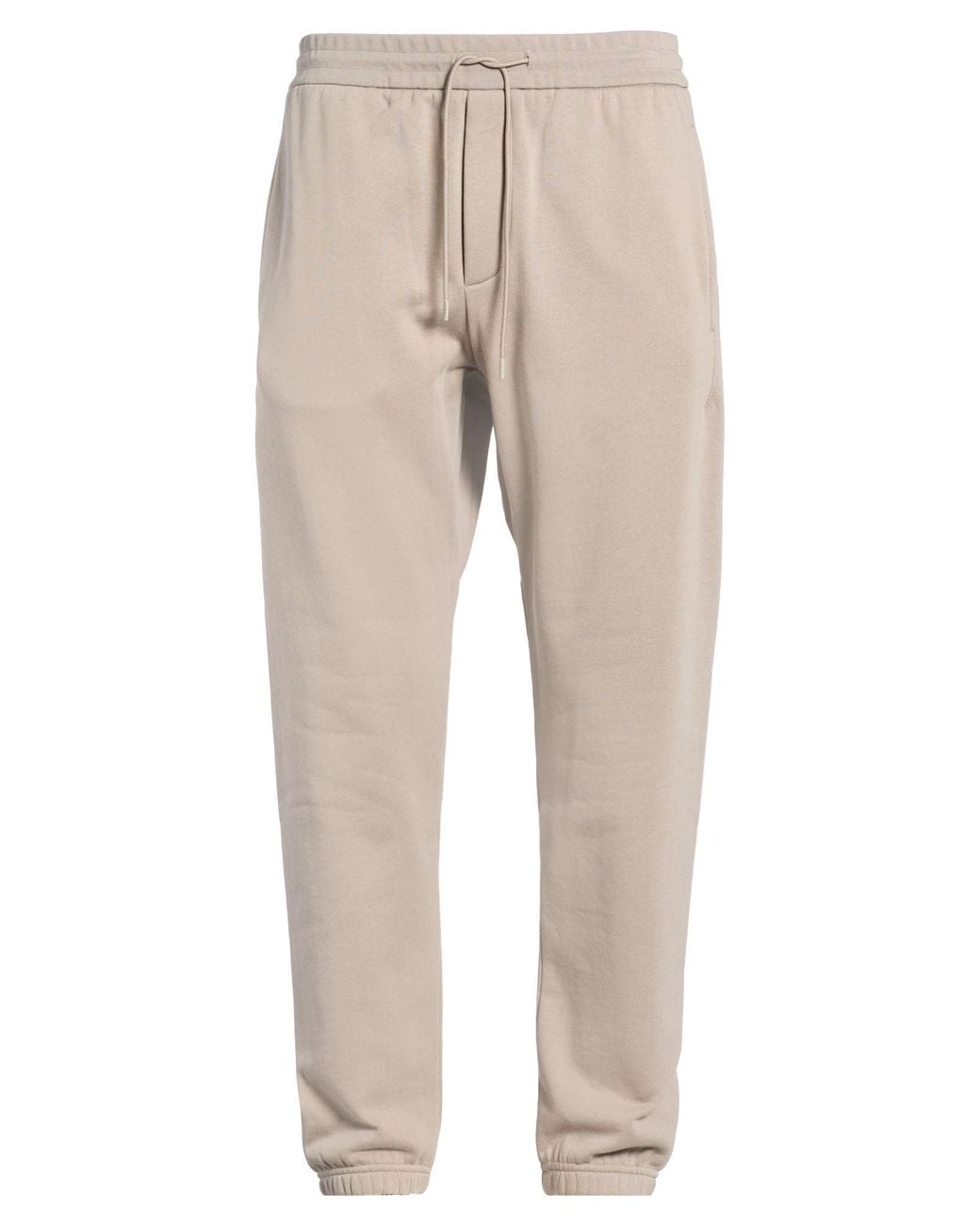Emporio Armani Natural Taupe Pants Cotton for men