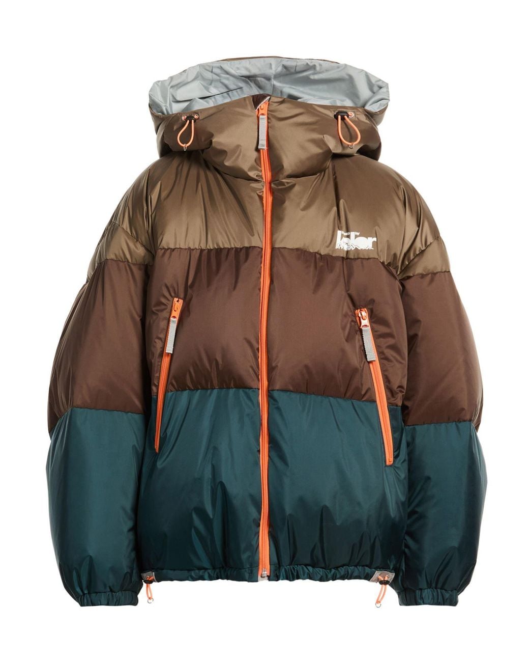 Kolor Green Puffer Nylon, Polyester for men