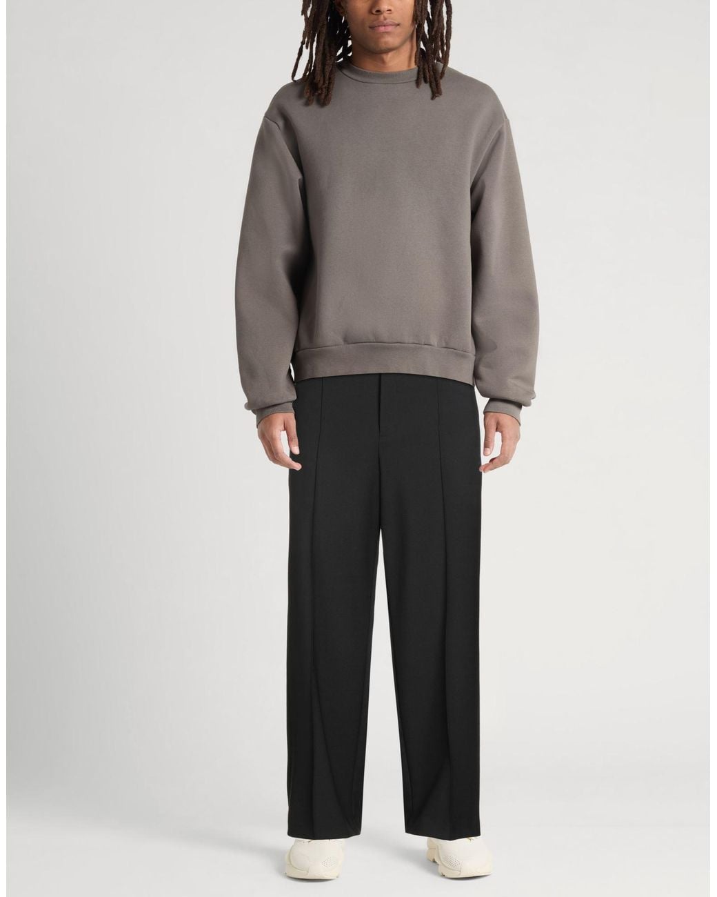 Helmut Lang Black Pants Polyester, Virgin Wool, Elastane for men