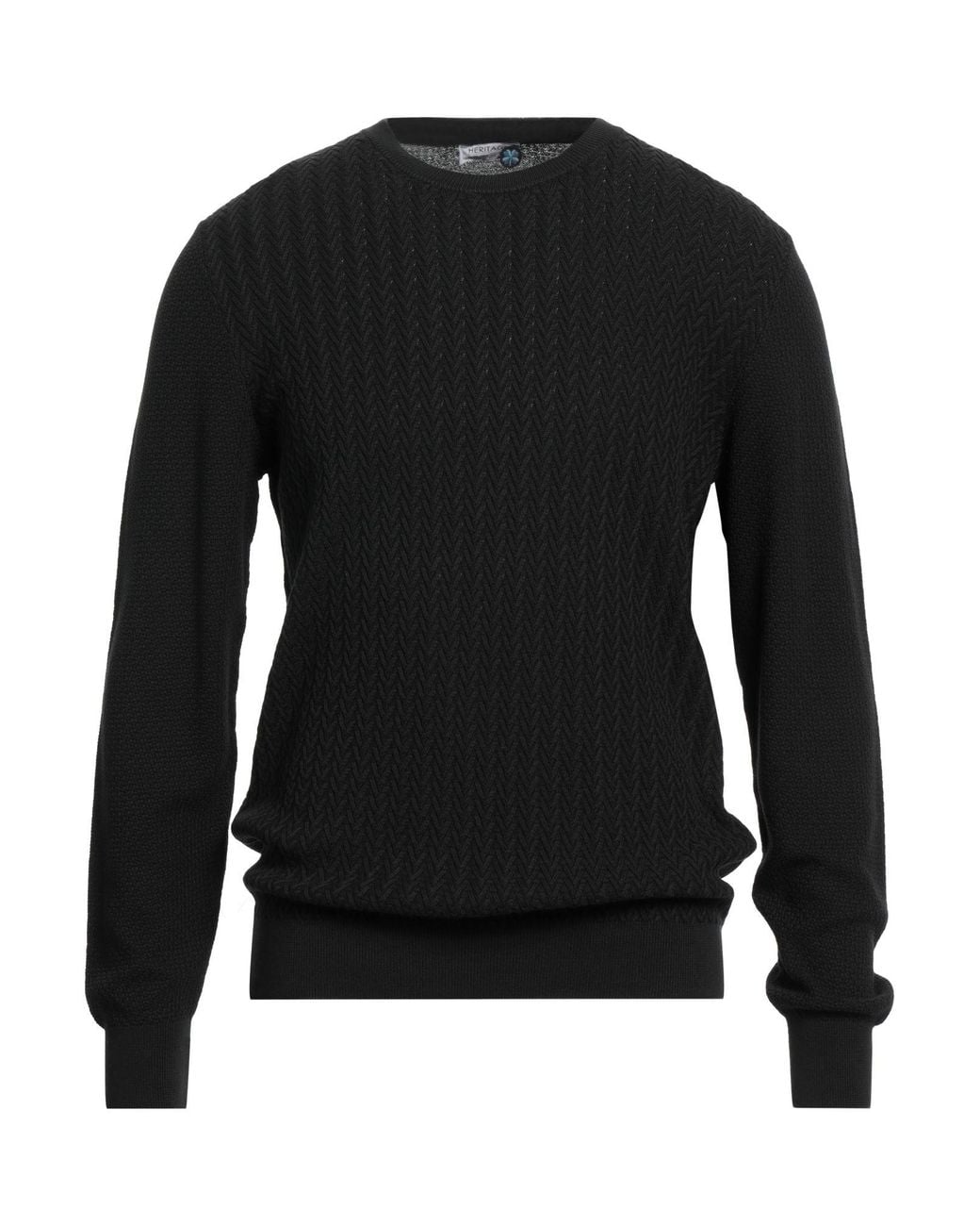 Heritage Black Sweater for men