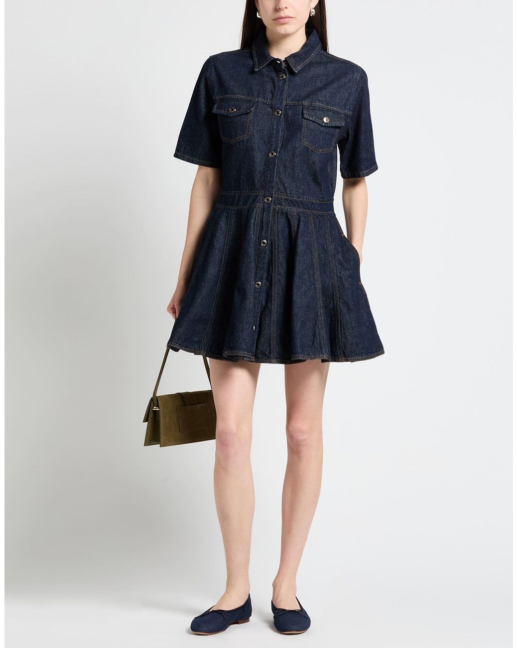MSGM Blue Mini Dress
