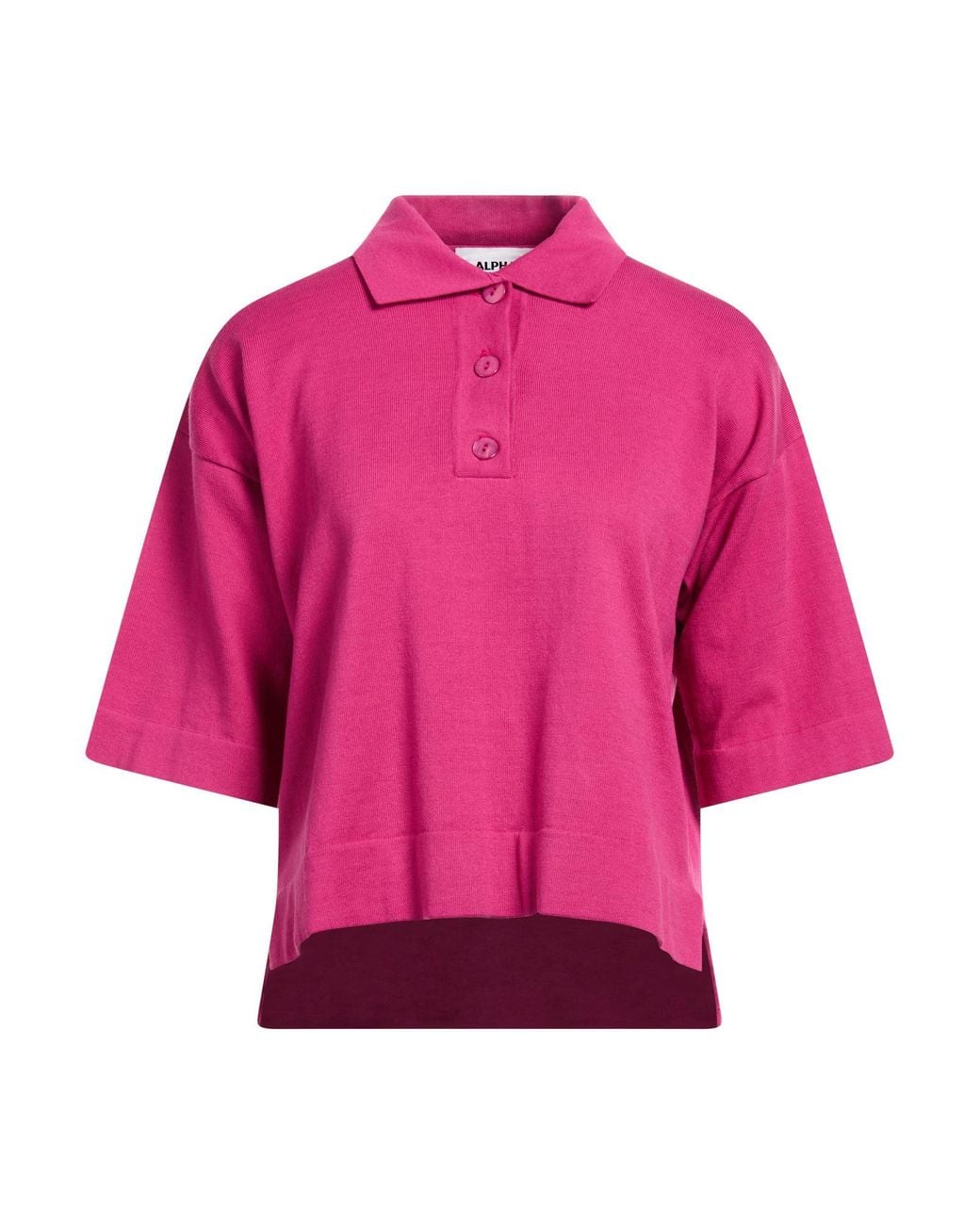 Alpha Studio Pink Polo Shirt